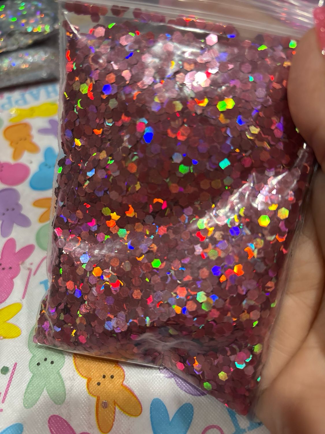 Holo Rose Gold All Chunky 50g