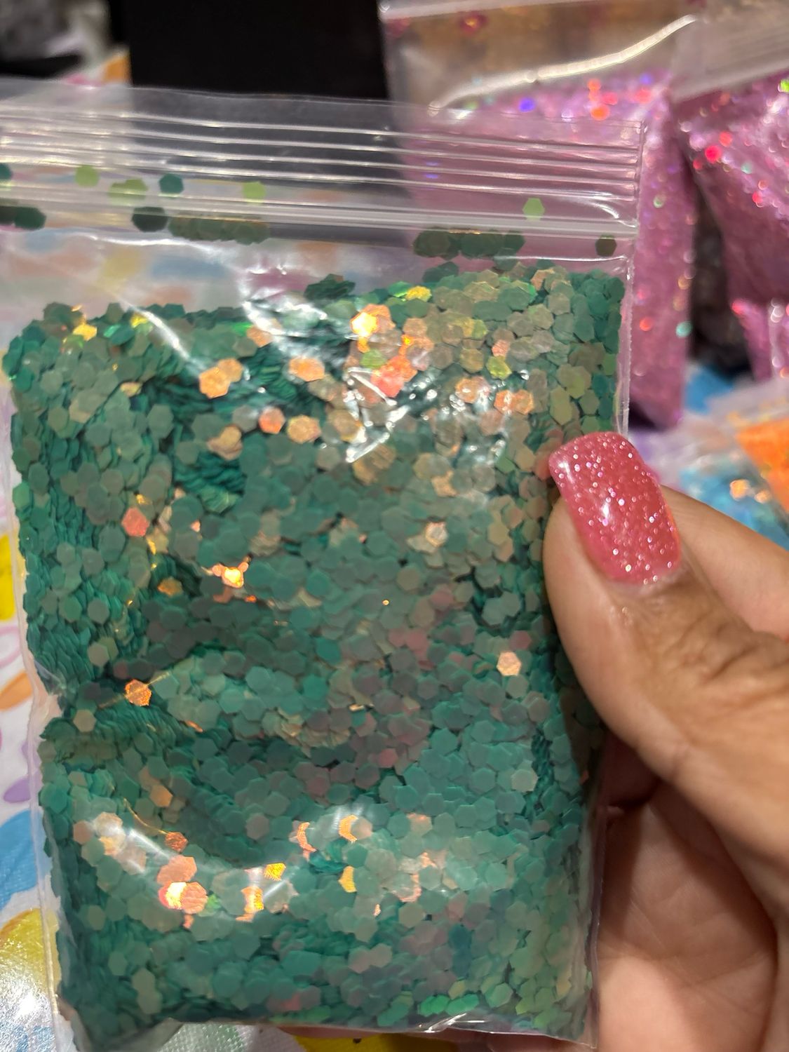 Color shift Matte Blue Green