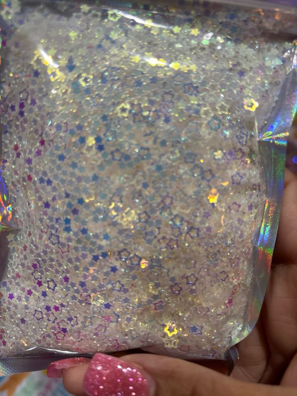 Holo White Stars High Quality 50g