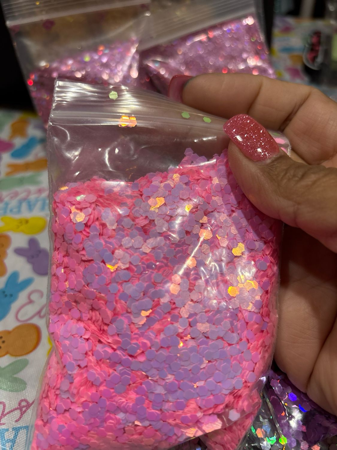 Pink Holo All Chunky 50 G