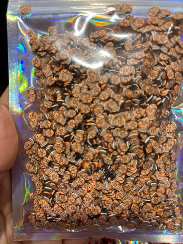 Orange Fish Poly Clay