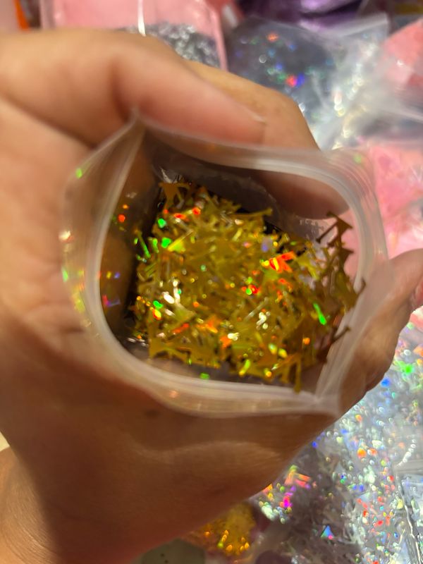 Lv Gold Holo Shaped Glitter 25 G