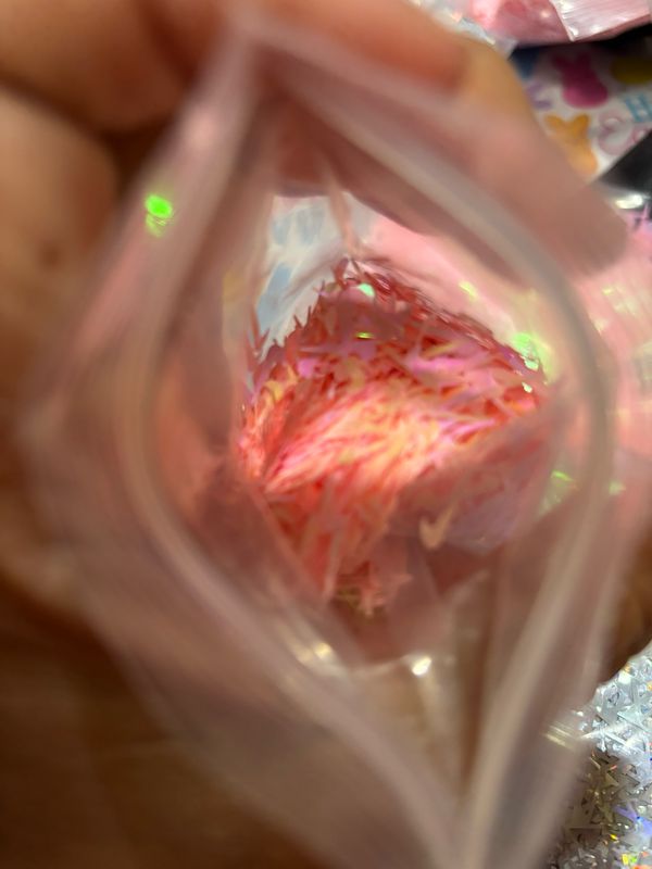 Pink Holo Nike Inspired Shaped Glitter 25 G