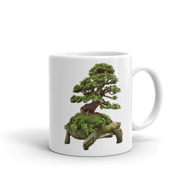 Little Jade Bonsai Tortoise Mug