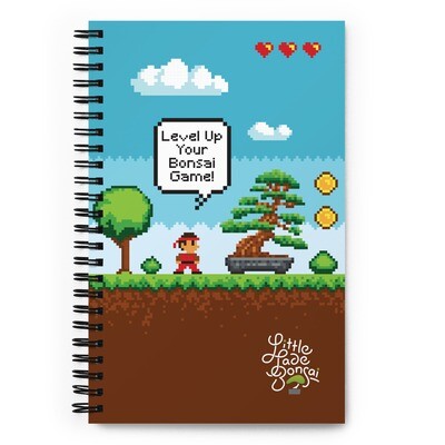 Level Up Your Bonsai Game Spiral notebook