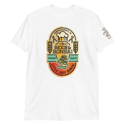 Beer & Bonsai Short-Sleeve Unisex T-Shirt
