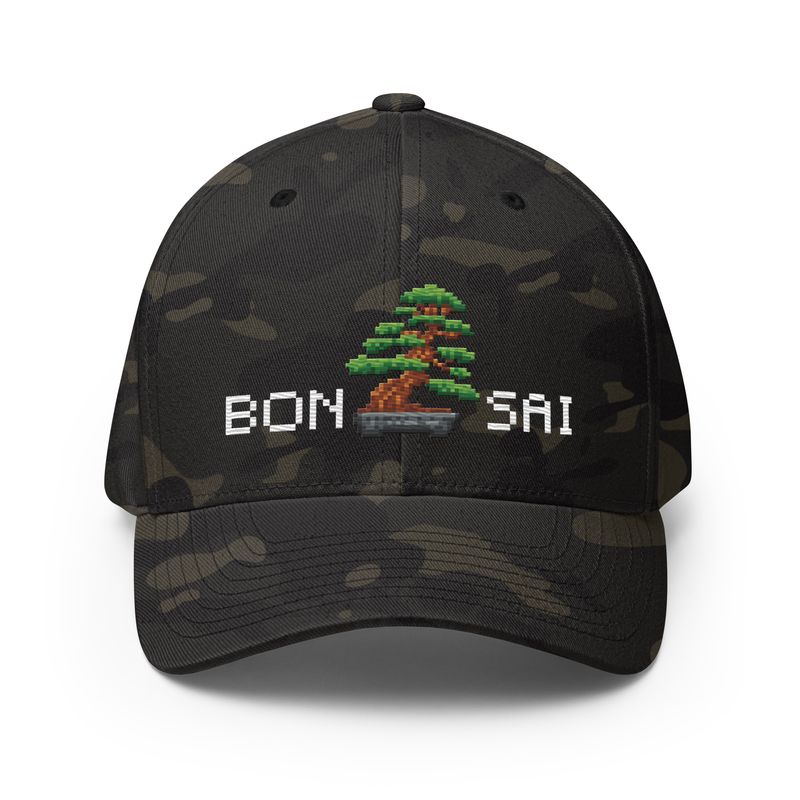 Pixel Bonsai Structured Twill Cap