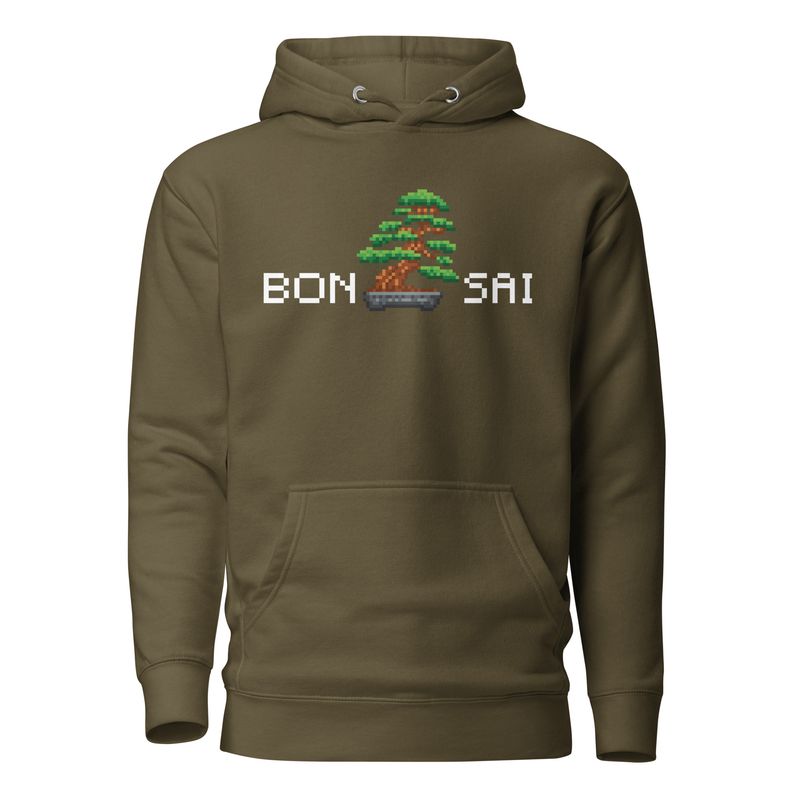 Pixel Bonsai Unisex Hoodie