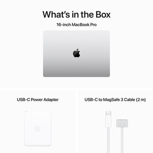 MacBook Pro 16-inch - M3 Max - 14‑core CPU - 30‑core GPU - 36GB RAM - 1TB SSD - Silver