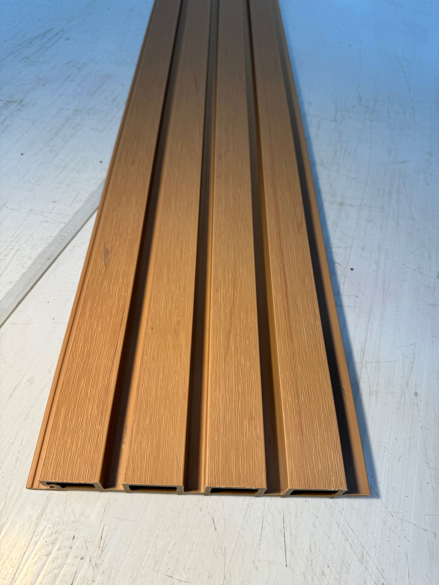 External Cladding In Light Teak 4 Slat 2.4 M
