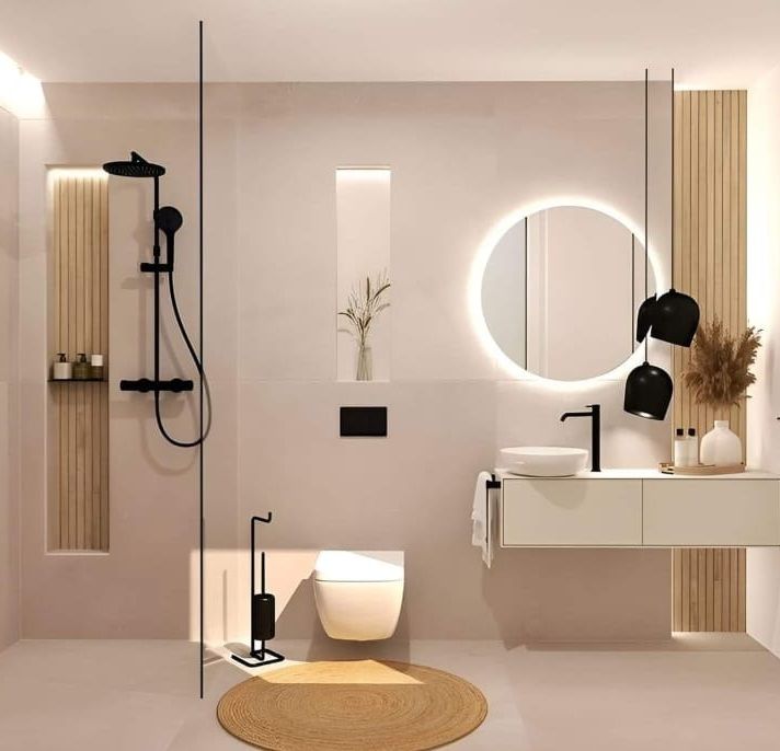 Mirror in Round Shape with LED- MIRO1600
