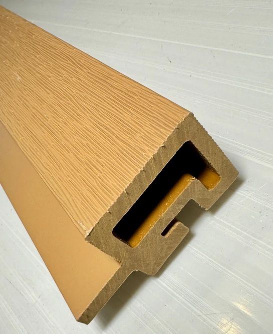 Cladding End Piece Teak Color 2.9 M