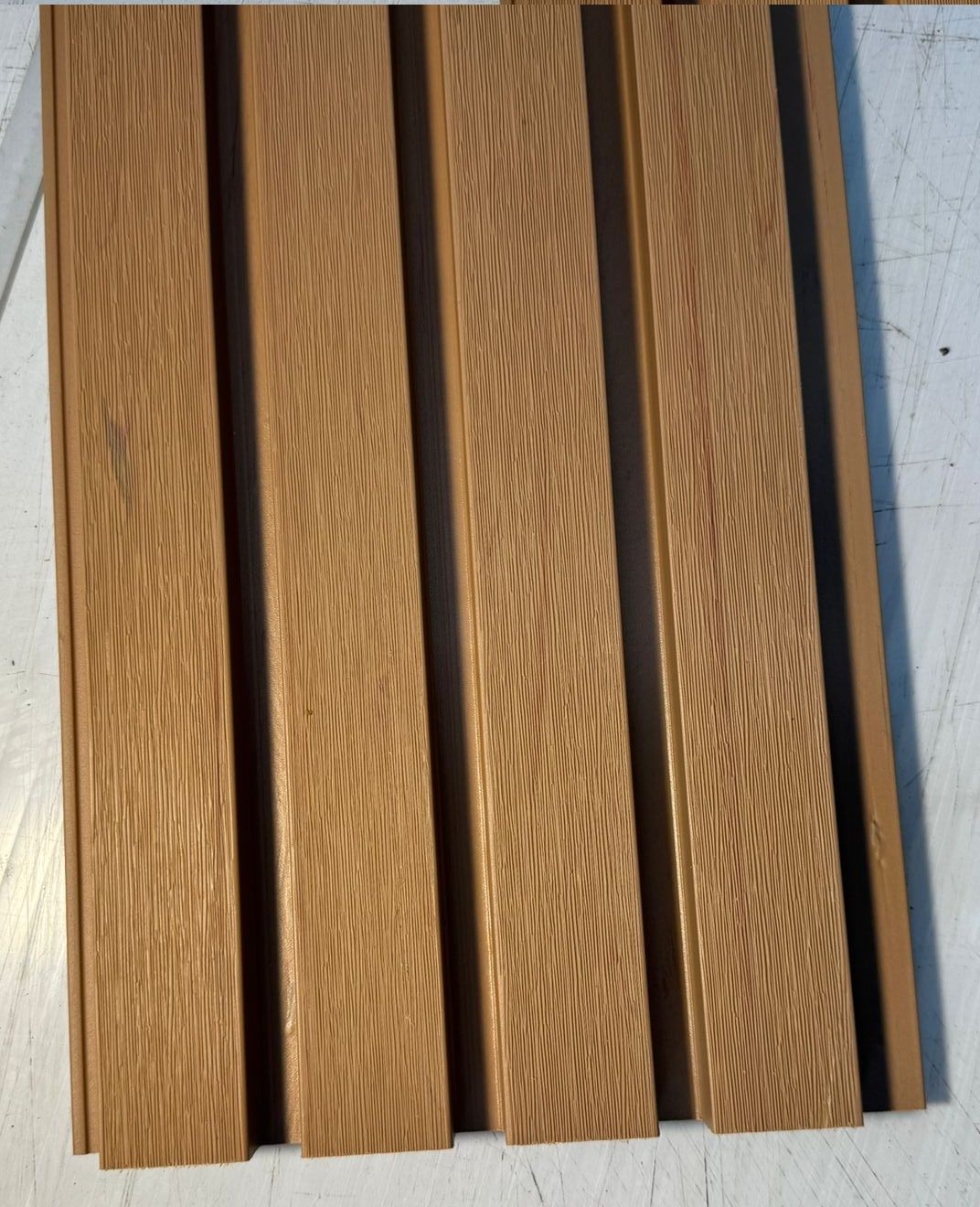 External Cladding In Light Teak 4 Slat 2.4 M