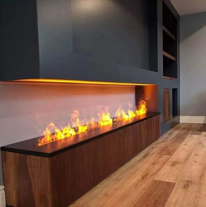 Fake Fumes Electrical Fireplace - Water vapor Flames