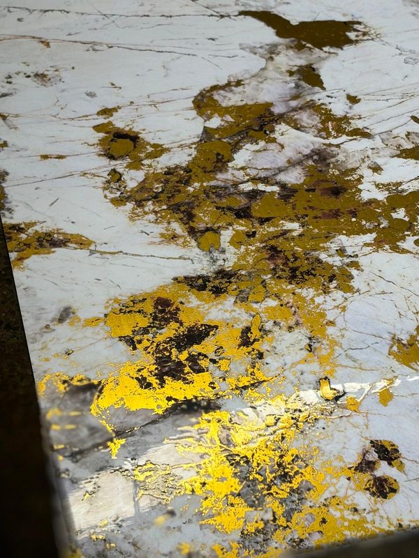Marble Sheet in 3D Gold 3 M