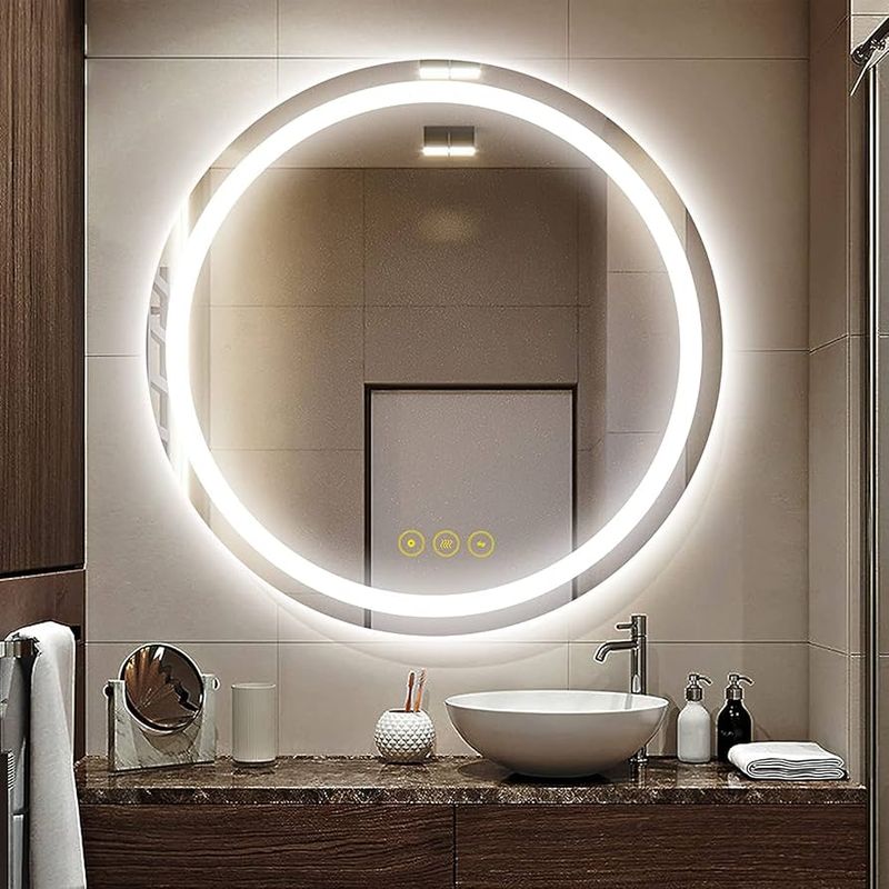 Mirror X-202 Round Led 800 Frontlit