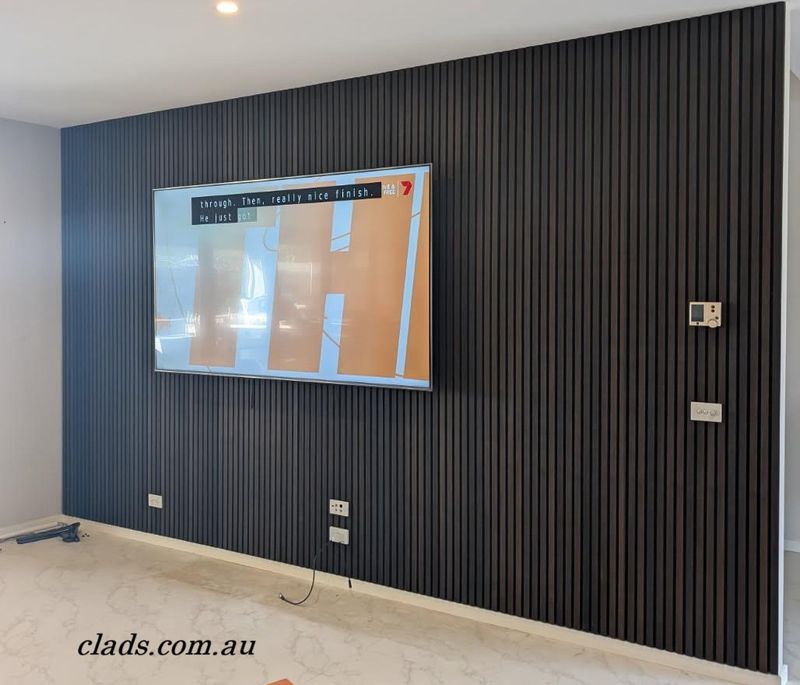 Acoustic Panel Dark Smoke Oak Color 3 M