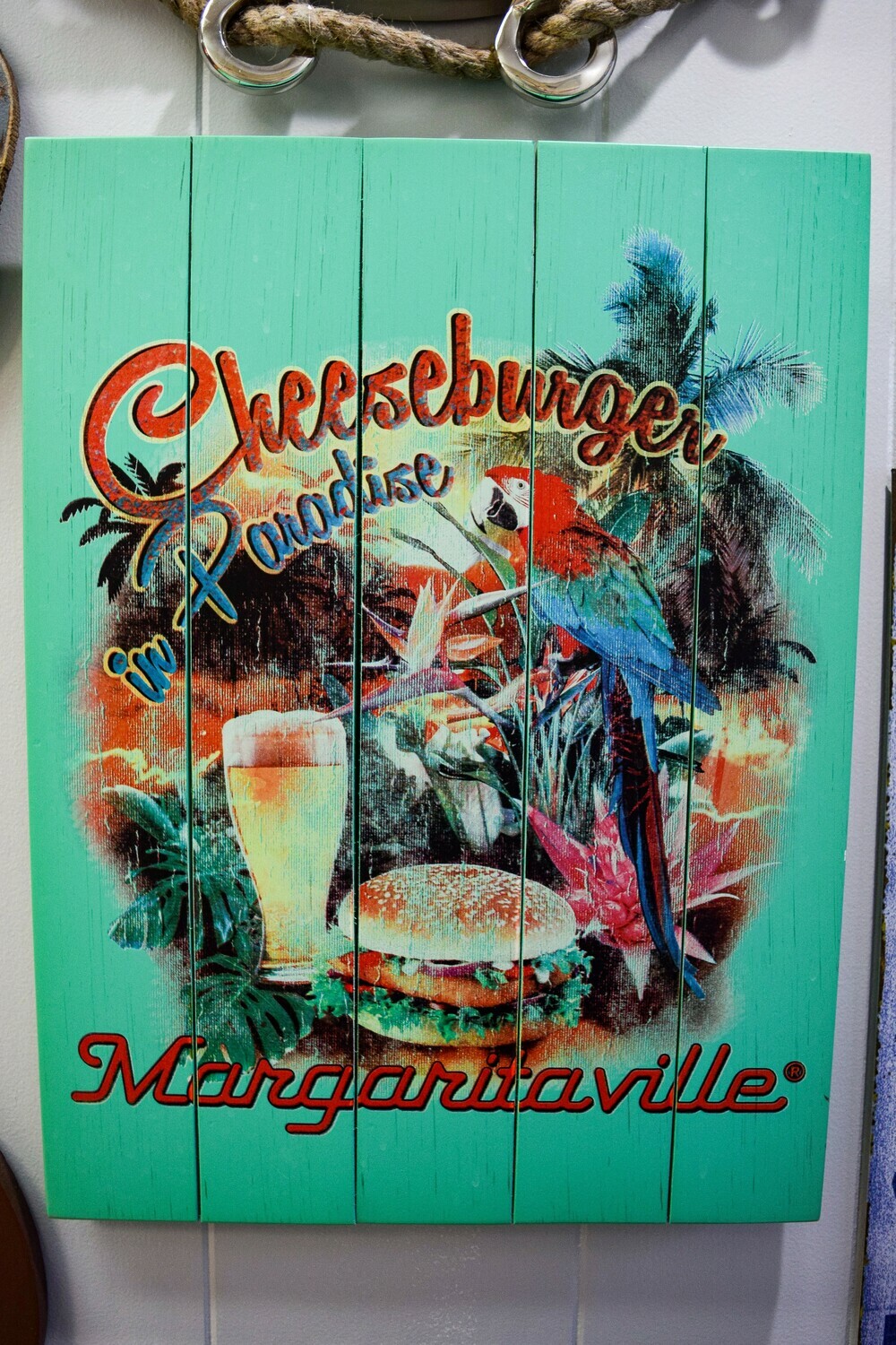 Margaritaville Cheeseburger In Paradise Sign