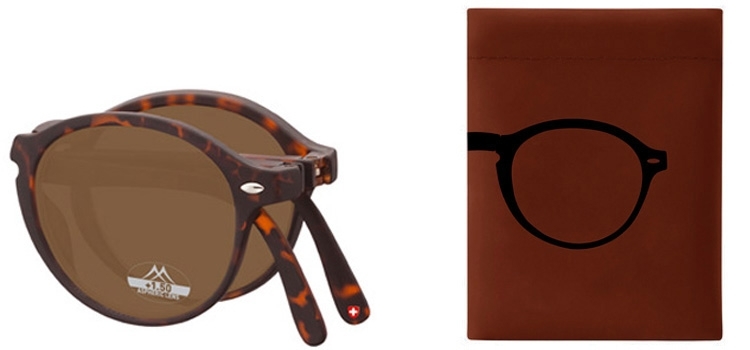 Montana Eyewear Tortoise pieghevole sole e lettura