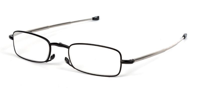 Occhiali da lettura pieghevoli MicroVision Folding - nero