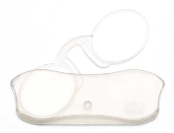 Occhiali pince-nez originali Flexsee Gravity con protezione luce blu - crystal