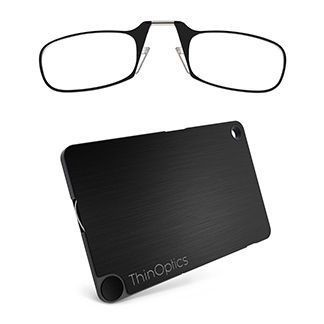FlashCard by ThinOptics Nero - Occhiali da lettura tascabili pince-nez
