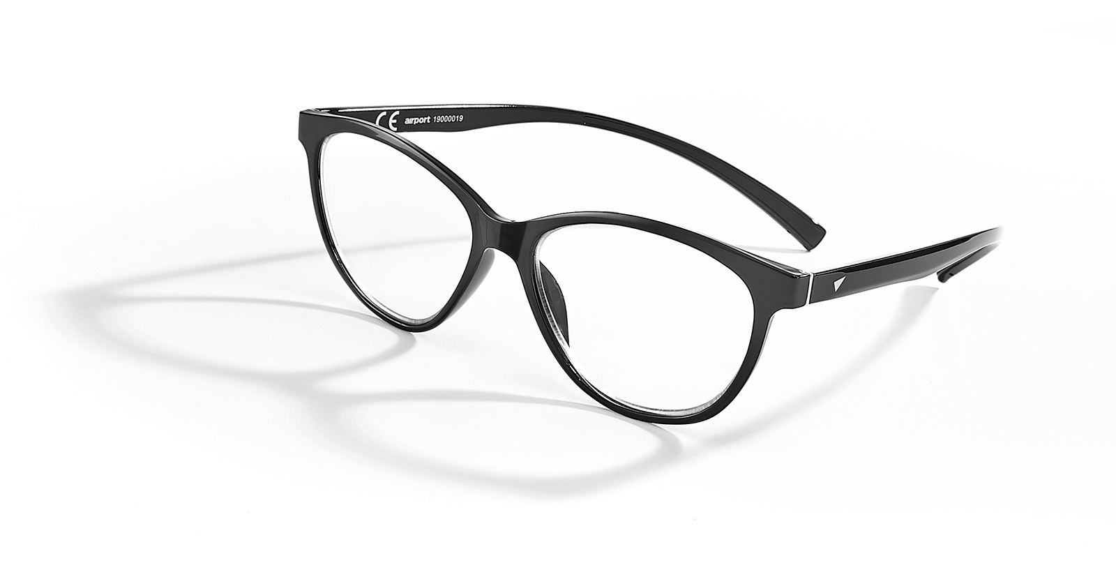 Airport Lisboa Cat-Eye Nero occhiale da lettura anti luce blu R0155