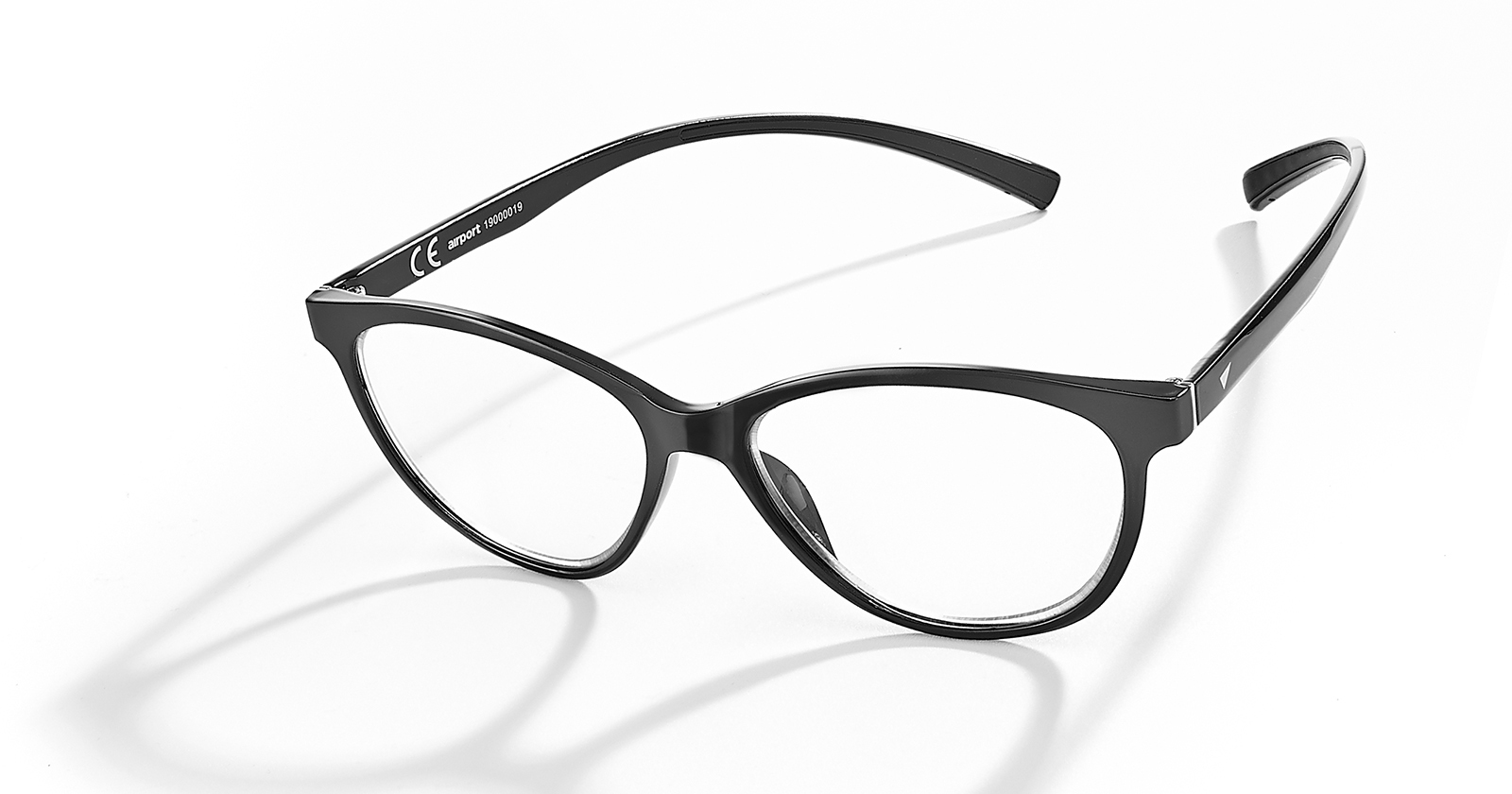 Airport Lisboa Cat-Eye Nero occhiale da lettura anti luce blu R0155
