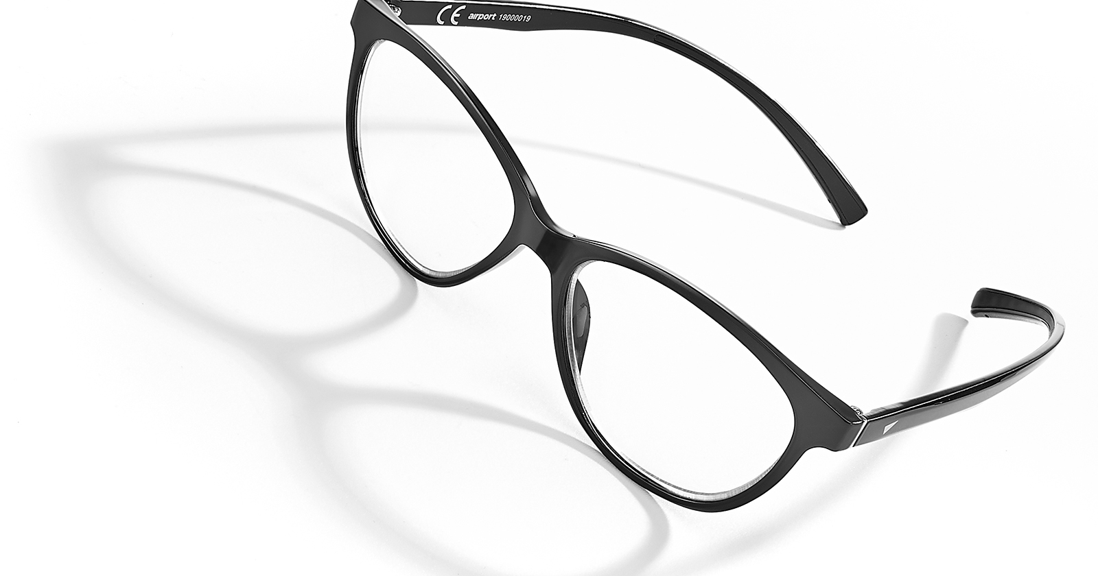 Airport Lisboa Cat-Eye Nero occhiale da lettura anti luce blu R0155