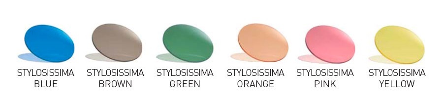 ART.12 Coppia Lenti Colorate Stylosissima 50% con diottrie ART.12 Coppia Lenti Colorate Stylosissima 50% con diottrie