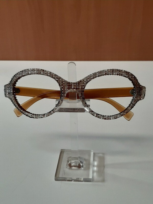 Montatura Vintage Tortora  acetato graffiato usato