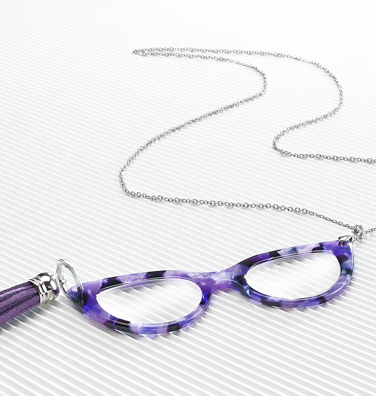Pendente Lenti Retrò viola +2.00