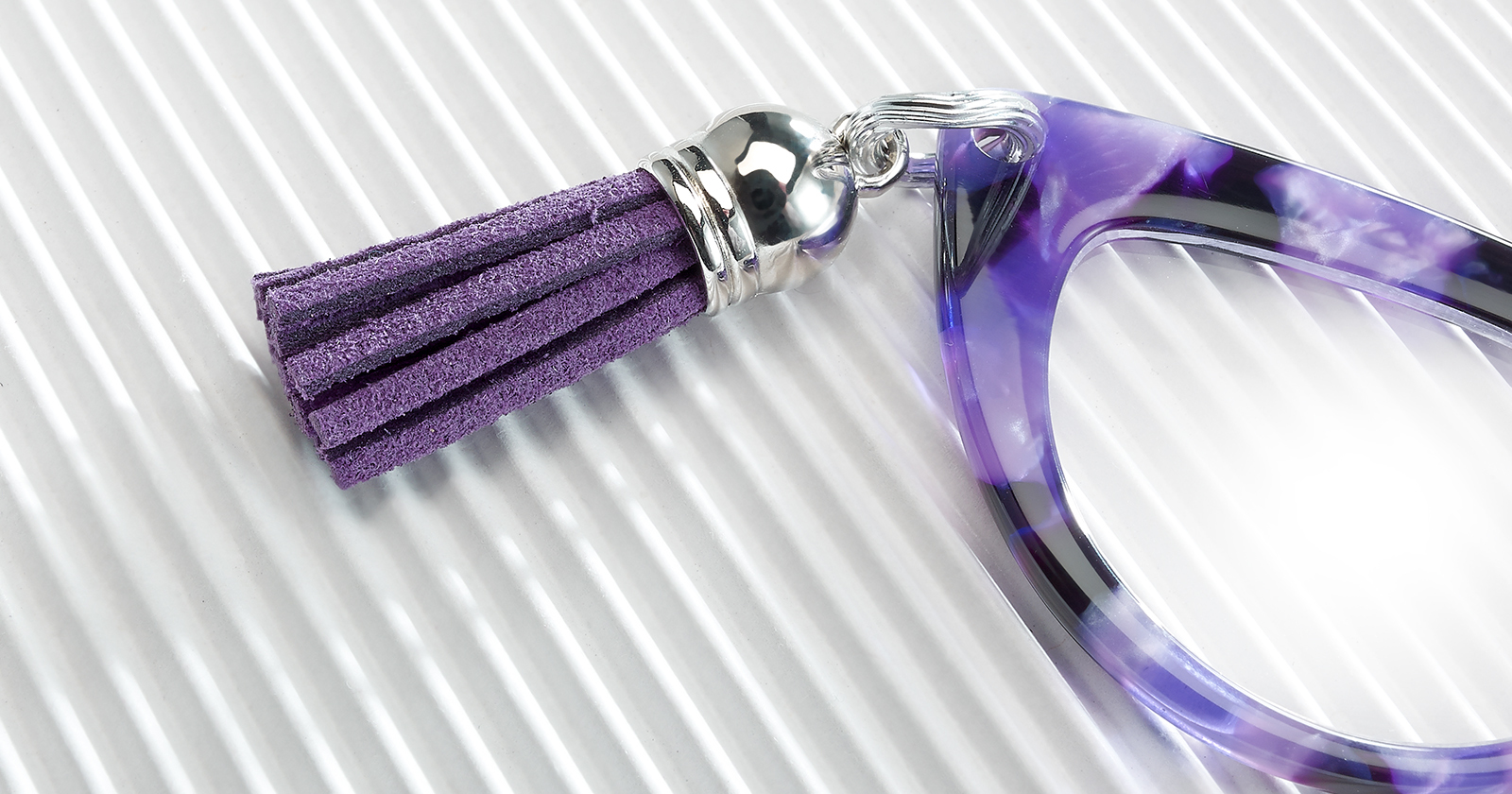 Pendente Lenti Retrò viola +2.00