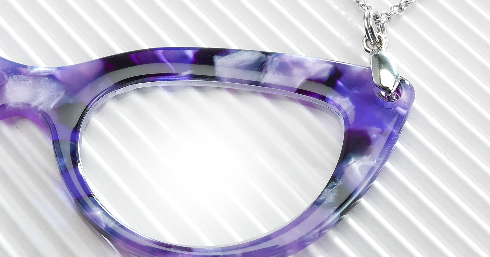 Pendente Lenti Retrò viola +2.00