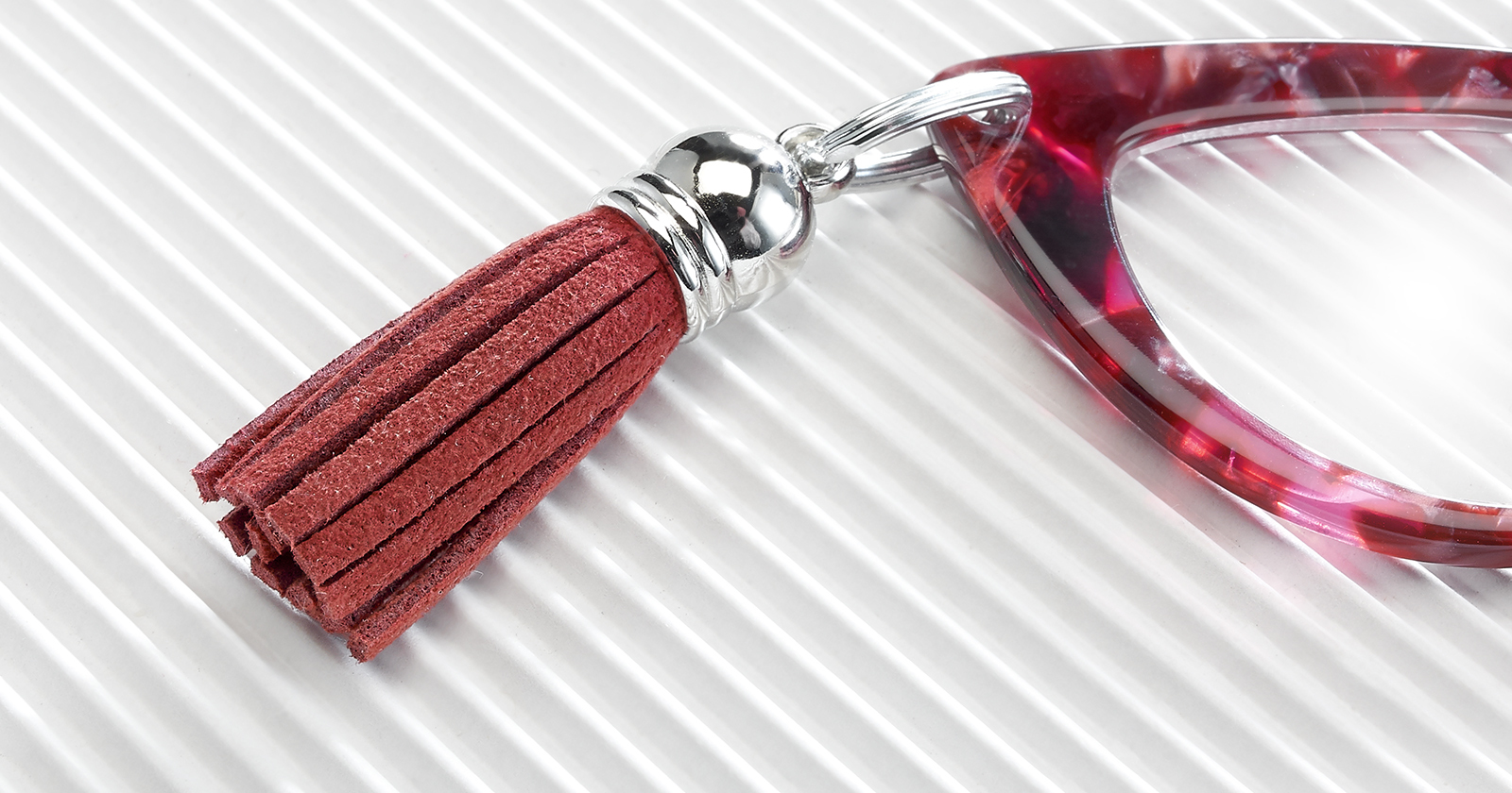 Pendente Lenti Retrò rosso +2.00