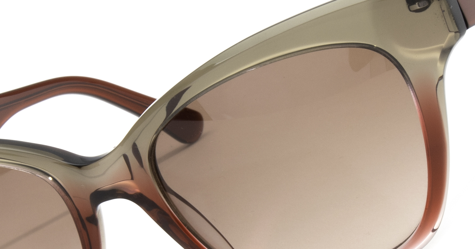 Airport Tokyo Cat-eye Sun Marrone sfumato rosso