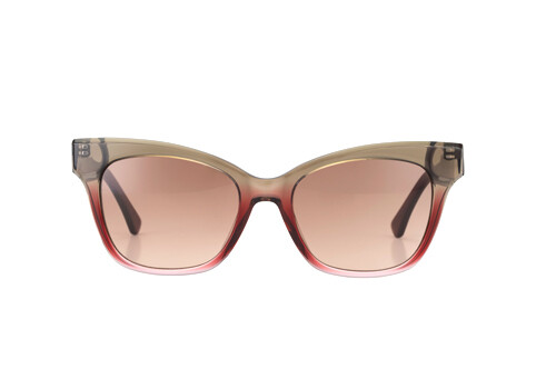 Airport Tokyo Cat-eye Sun Marrone sfumato rosso