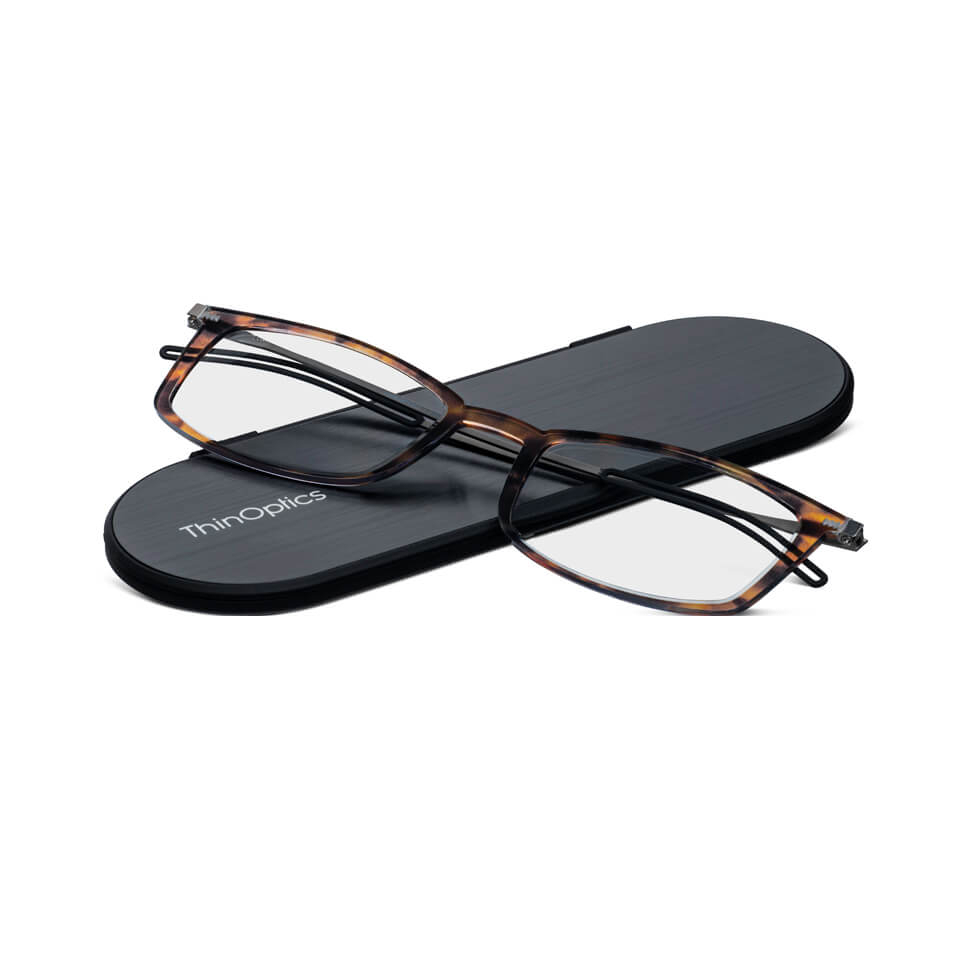 ThinOptics Brooklyn and Milano Case - Occhiale da lettura tascabile ultrasottile