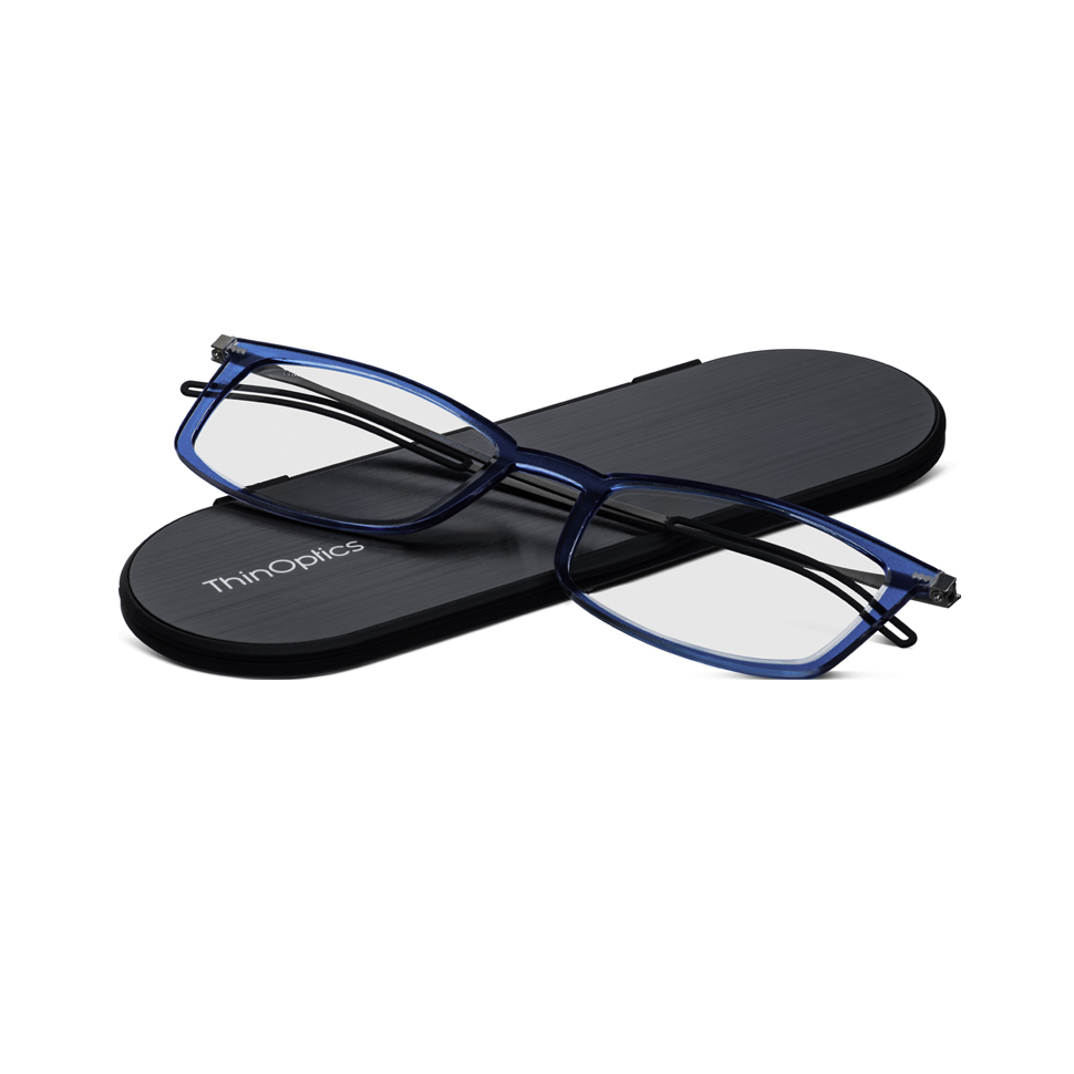 ThinOptics Brooklyn and Milano Case - Occhiale da lettura tascabile ultrasottile