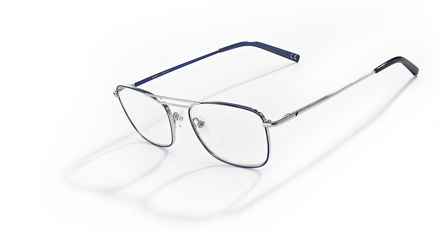 Airport San Francisco Square colore blu/argento per lettura