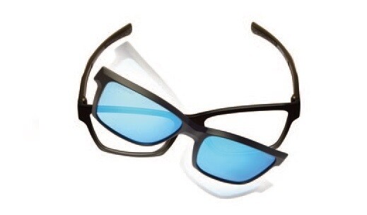 Demon Opto Change con clip on polarizzato specchiato