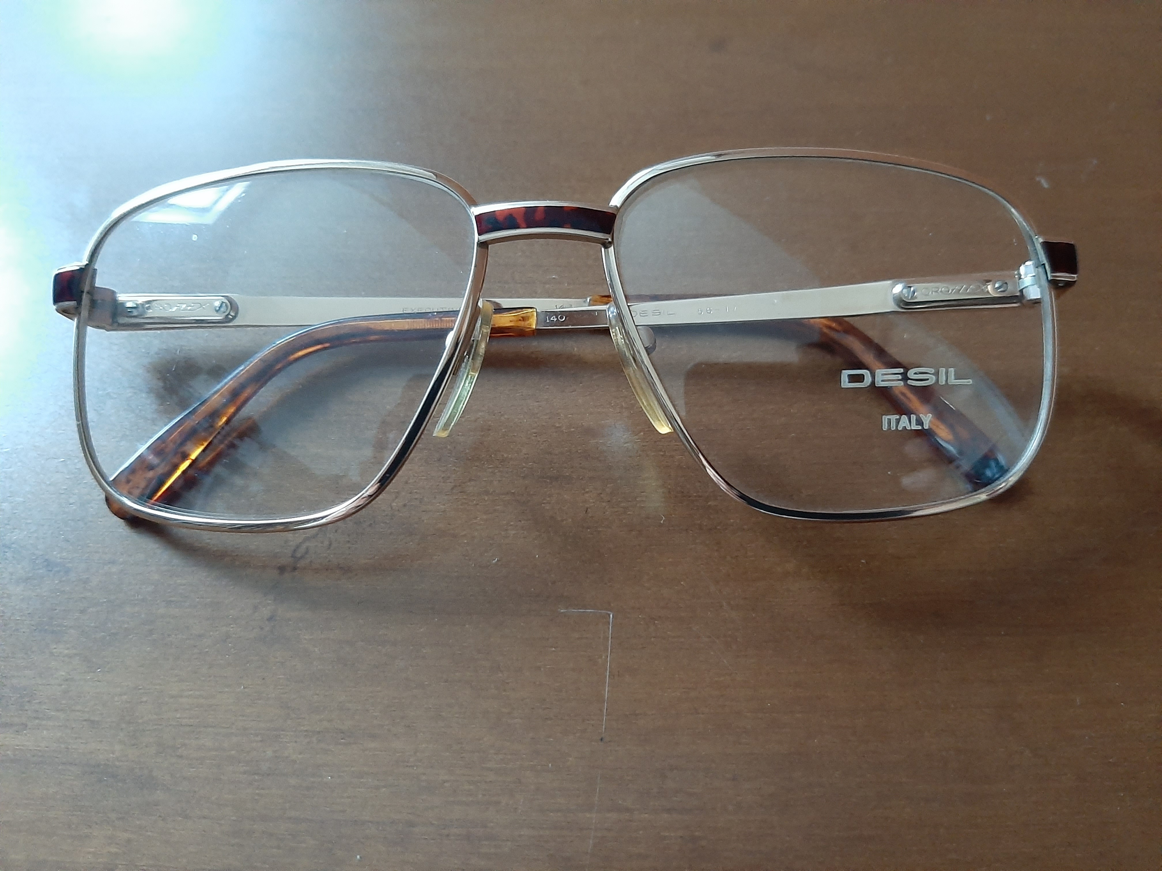 Montatura Vintage Executive Desil laminato oro 14K Montatura Vintage Executive Desil laminato oro 14K