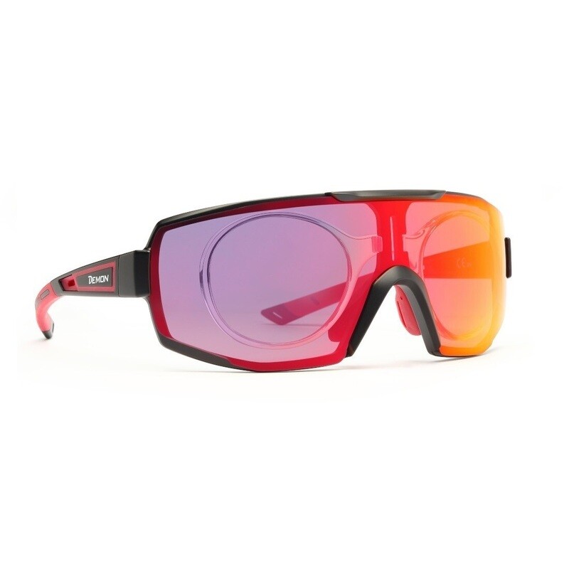 Demon Performance RX fotocromatico DCHROM MIRROR RED con clip ottico