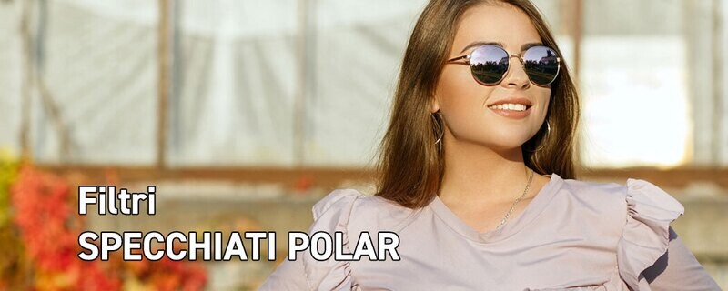 ART.50 Filtri Solari Neutri Specchiati Polarizzati - la coppia