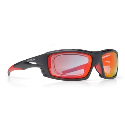 Demon Outdoor RX DCHROM Fotocromatico Specchiato Polarizzato Red 2-4 con clip ottico incluso 76156