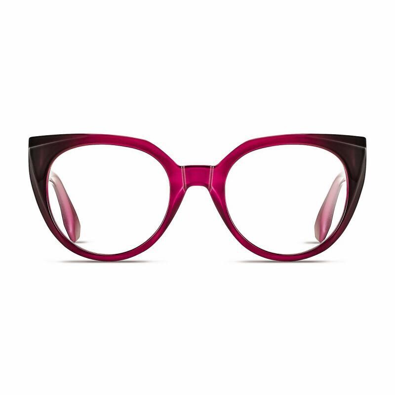 Airport Milano Cat-Eye lettura R0408 con filtro luce blu rosso ciliegia