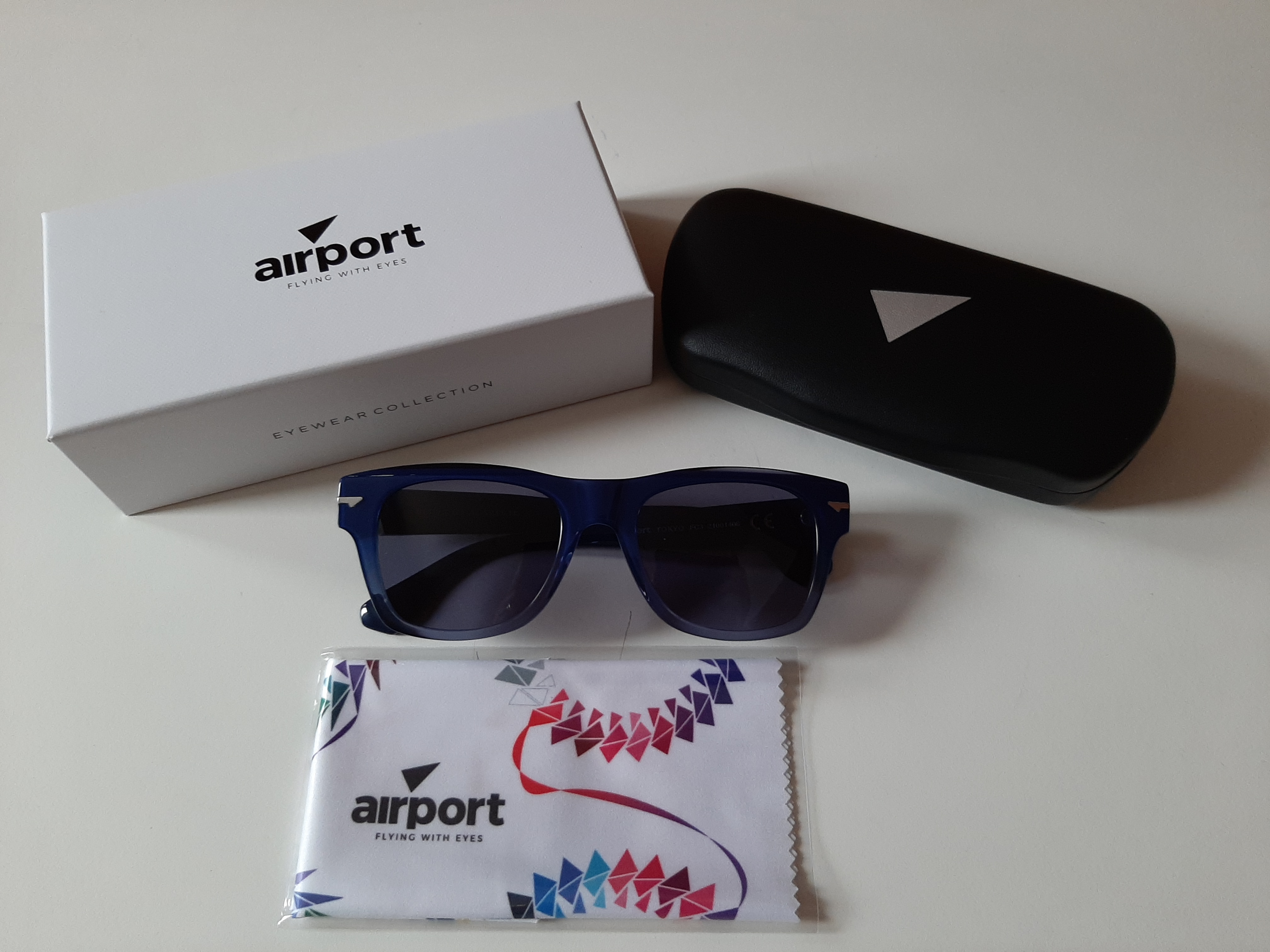 Airport Tokyo Acetato Squadrato Uomo S0419 Blu