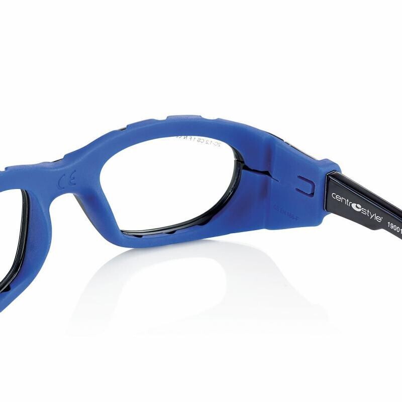 Occhiale Protezione Sport CentroStyle F0257 graduabile taglia XXL 55 SHINY BLUE