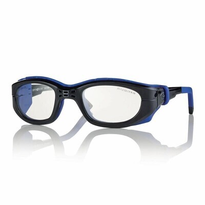 Occhiale Protezione Sport CentroStyle F0257 graduabile taglia XXL 55 SHINY  BLUE | Occhiali da vista Hally & Son vintage