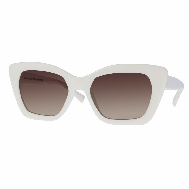 Occhiale da Sole Cat Eye Donna Bianco